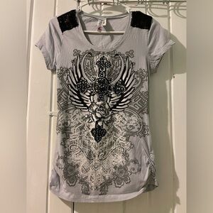 Ransom bling tee-large VGUC